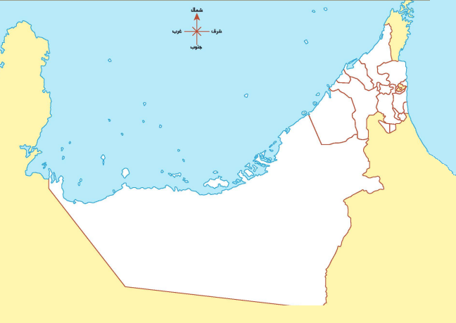 خريطة الخليج